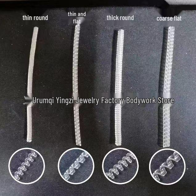 Прозрачный регулируемый размер кольца - Невидимый дизайн из золотой проволоки