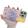 For IPhone16E Mobile Phone Case Imd Colorful for Apple 15promax Electroplated Laser Flower Protective Cover