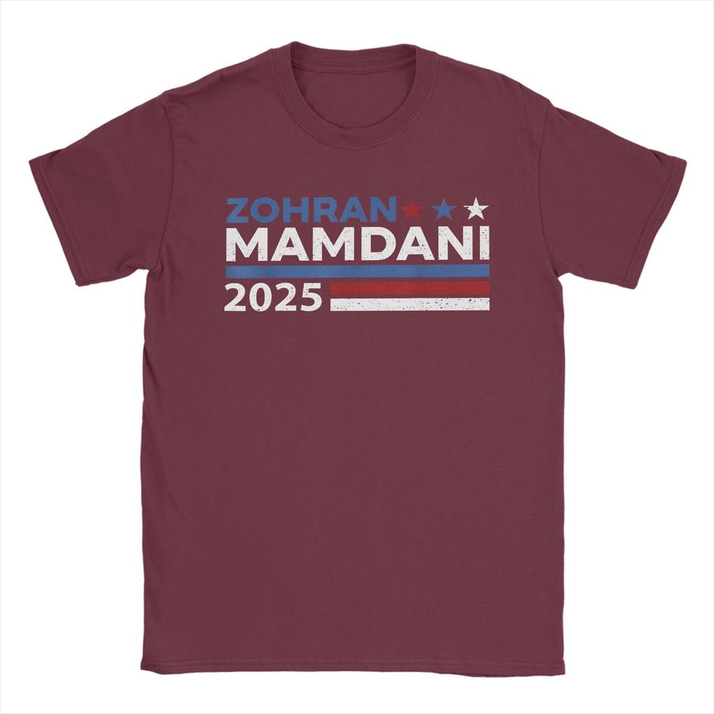 Zohran Mamdani 100 Cotton T Shirt For Men Summer  Y2K Funny T-Shirts O Neck Trendy Cool Tees Oversize Printed Tops