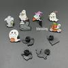 Dark Skull Alloy Brooch: Cassette Tape & Fries Halloween Punk Badge