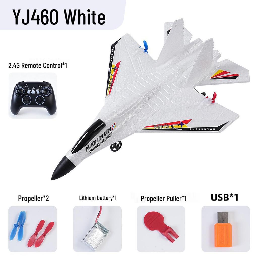 Children's EPP Foam Su-27 Remote Control Shockproof Luminous Glider Toy