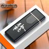 Ultra-thin Rechargeable Electronic Lighter with Touch-Sensitive Windproof Design and Power Display