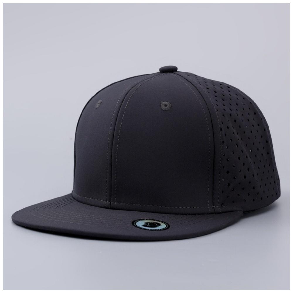 Custom Fitted Hat Fully-enclosed Stretchy Solid-color Hiphop Flat-brim Cap Lightweight Breathable With Printing Embroidery Logo