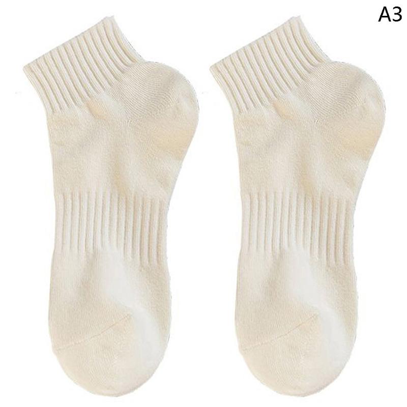 Material Thickened Stockings In Autumn And Winter Pure Cotton Solid Color Sock