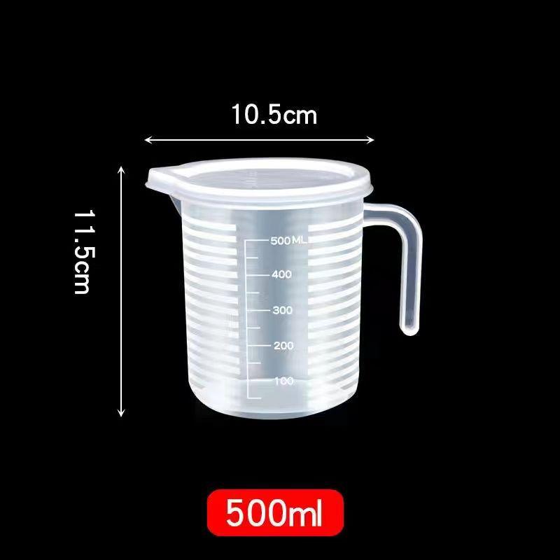 5000 ml Messbecher mit Graduierung und Deckel – Komplettes Set für Milchtee-Shops und den Heimgebrauch