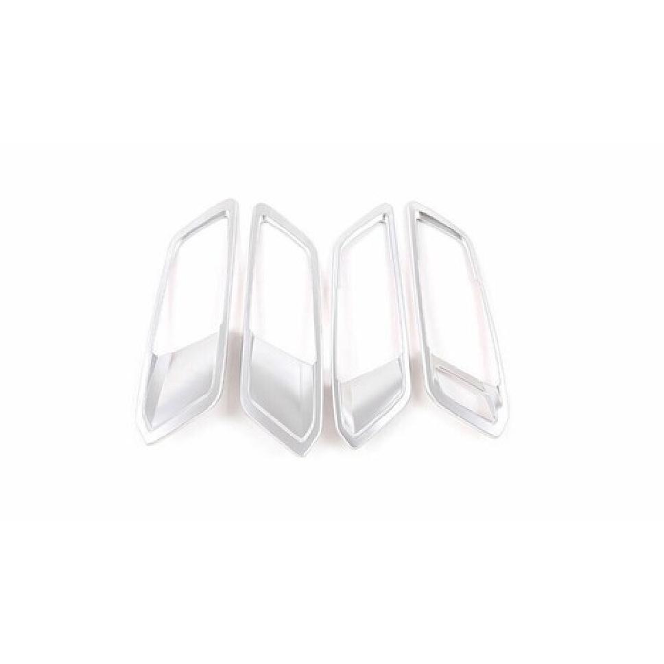 For BMW 3-Series G20 - Matte Silver Inner Door Handle Bowl Decor Trim 4*