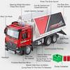 1:Maßstab 24 Elektrischer Container-LKW Müllwagen Spielzeugmodell Ton Licht Türen geöffnet Baumaschinenmodelle Geschenke für Freunde