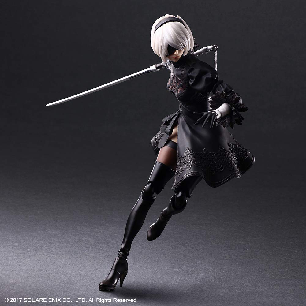 Nier Automata PLAY ARTS Kai YoRHa No. 2 Type B PVC painted movable figure