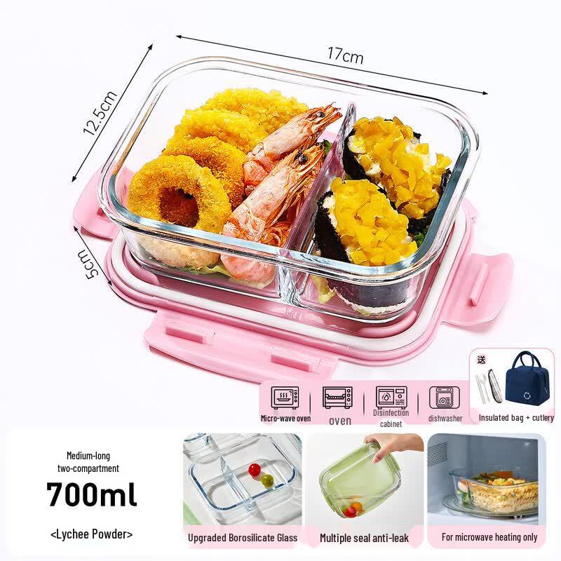 Qiwei Glass Lunch Box