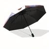 1pc Little Monster and Kuromi Automatic Opening and Closing Umbrella - Suitable for Various Occasions, Outdoor Activities, Lightweight and Durable Aut