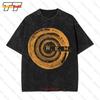 Remwoodcut Tree Vintage Oversized Tshirt Z8d4