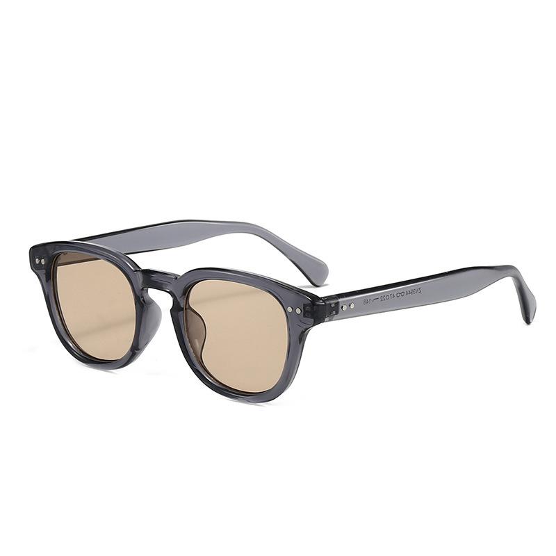 

Fashion New Female Retro Multi color Sunglasses Oval Frame Thick Frame Glasses Personality Simple Design Sun Glasses Male 1PC