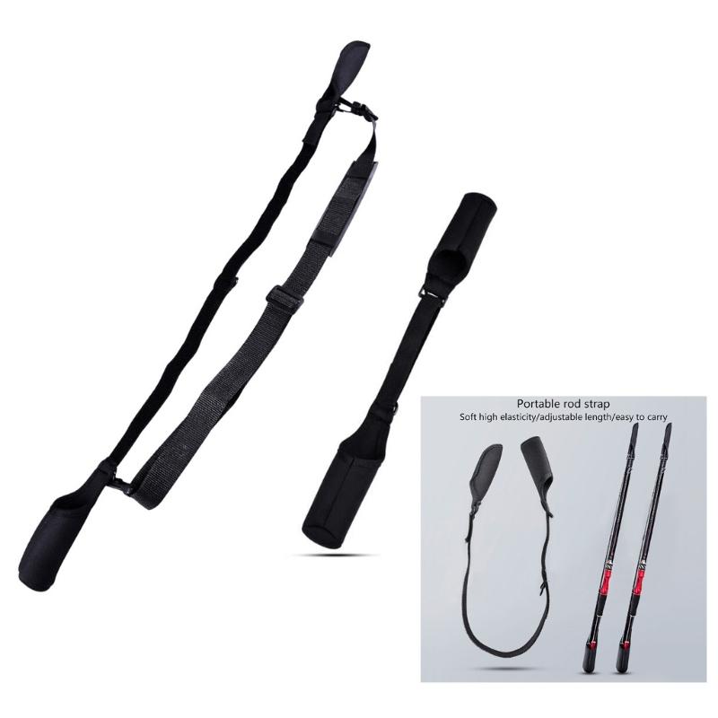 Elastic Thick Fishing Rod Protective Cover Fishing Rod Belt Protector Poles Sleeve Reel Fishing Accessories Durable