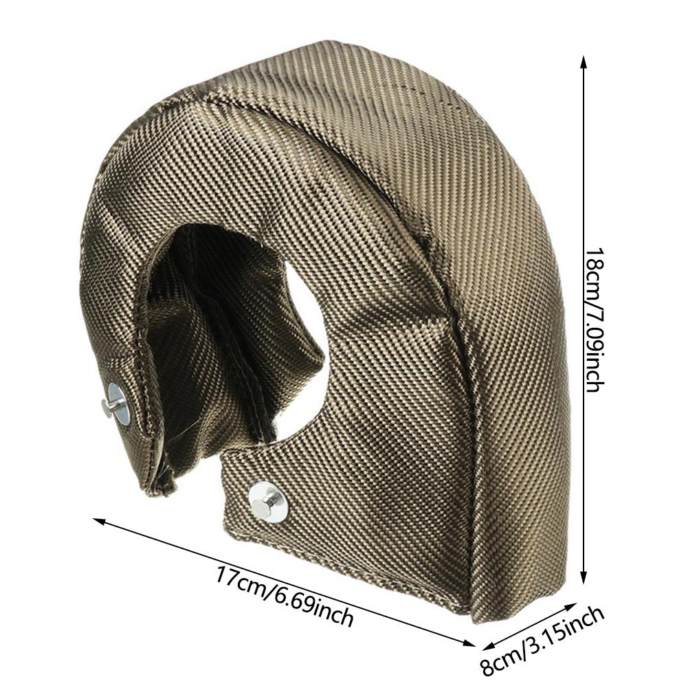Car Titanium T3 Turbo Blanket Charger Cover Insulation Heat Shield Barrier Exhaust Header Wrap Tape Motorcycle Accessorie