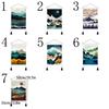 With Tassel Sunrise Landscape Tapestry Hanging Wall Poster  Home Decor
