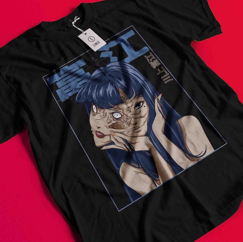 

Vintage Horror Anime Love Japanese Shirt Manga Halloween Gift T-Shirt Unisex Tee BB622 M