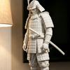 3D Printed Samurai Figure Model: Trendy Halloween Creative Toy