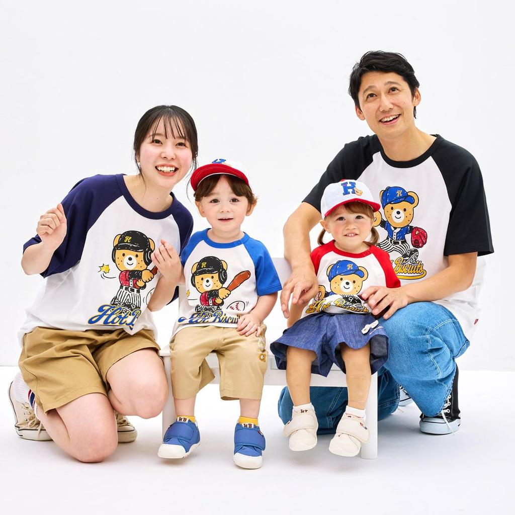 House Hot for boys and [Miki Biscuits] Short-sleeved T-shirt girls, baby, kids, children's clothing, blue, 110cm, 72-5205-142