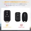 Smart Key Case for No Radio Fits the New Spacia Flair New and Made of TPU Material [OFFCURVE] Suzuki, 4-Button, Shockproof, Scratch-Resistant,
