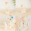 Wooden Craft Bunny Decor With Engraved Design For Home Entryway And Gift Giving