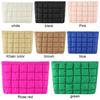Quilted Travel Makeup Pouch Puffy Makeup Organizer Storage Bag with Zipper Cosmetic Organizer Case for Women and Girls