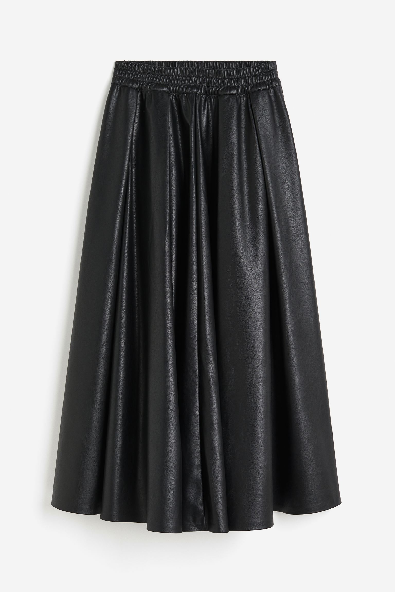 

Coated A-line skirt
