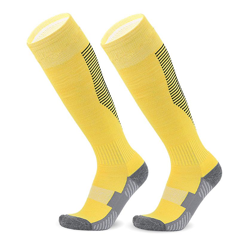 Practical Long Tube Football Socks Adult Older Children Children Towel Bottom Regular Towel Bottom Over Knee Breathable Sports Socks