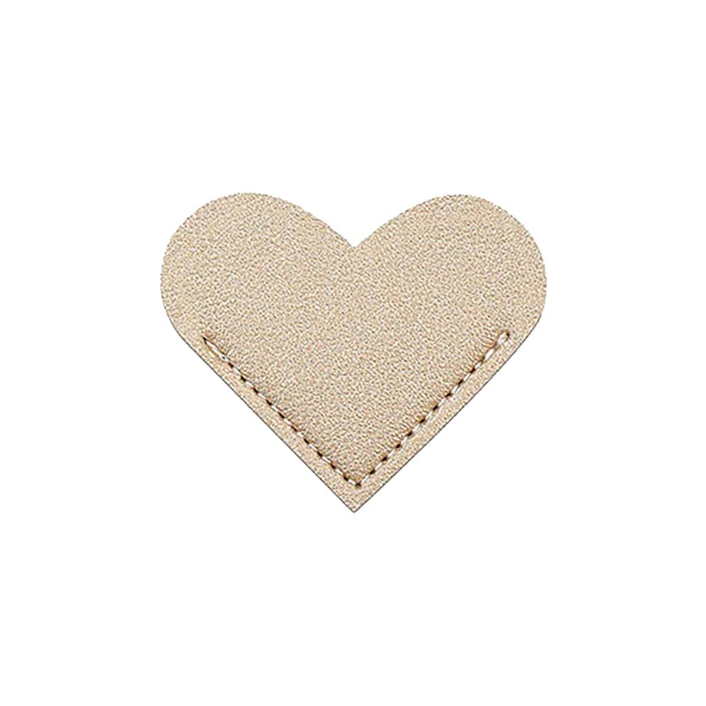 Leather Heart Bookmark Corner Leather Reading Dividers Love Book Page Folder
