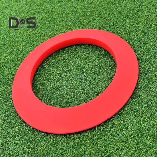 Silicone Golf Putting Ring Indoor Outdoor All-Direction Practice Golf Hole Putting Cup Putting Accuracy Trainer Golf Training Aid Golf Accessories