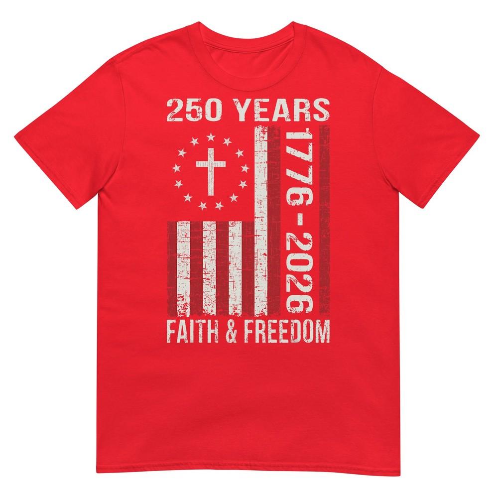 250 Years American 250th Anniversary Usa Us Flag 4th Of July Tshirt S