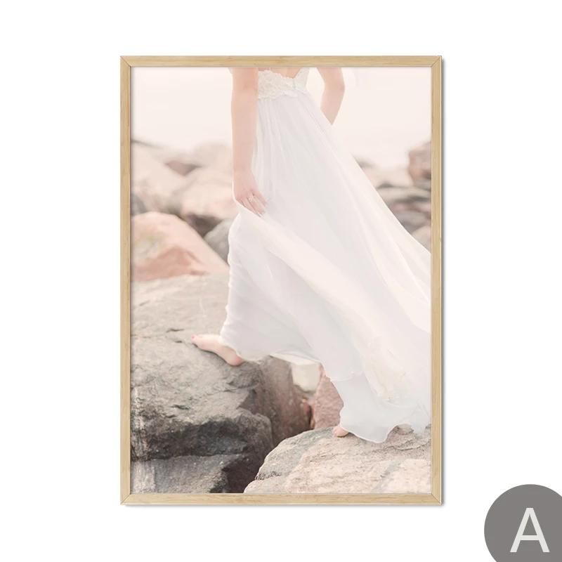 

Бежевый тростник настенное искусство холст печать плакат пейзаж цветок фигура скандинавский современный декоративная живопись элегантные картины гостиная 21x30cm No Framed