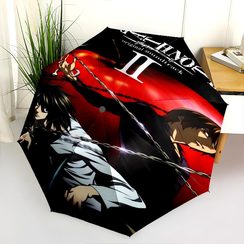 Shadows Power: Tale Destiny Folding Umbrella Suitable for All Seasons Durable Sun Umbrella Umbrella Travel