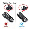 Metal Car Key Case Cover Holder Protection Key Bag For Porsche Panamera Carman Macann Bobst Cayenne 911 981 991 970 9969 Sticker