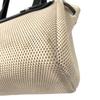 Used Hermes Herbag Cabas PM Tote Bag Canvas Beige Black Authentic 1190