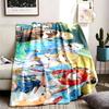 Genshin Impact Theme Blanket Suitable For The Sofa Camping And Travel Made Of Soft Flannel Material An Ideal Gift For Occasions Such As Birthday
