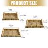 Handwoven Bamboos Serving Tray For Restaurants Hotels And Family Gatherings Sturdy Easy To Cleaning