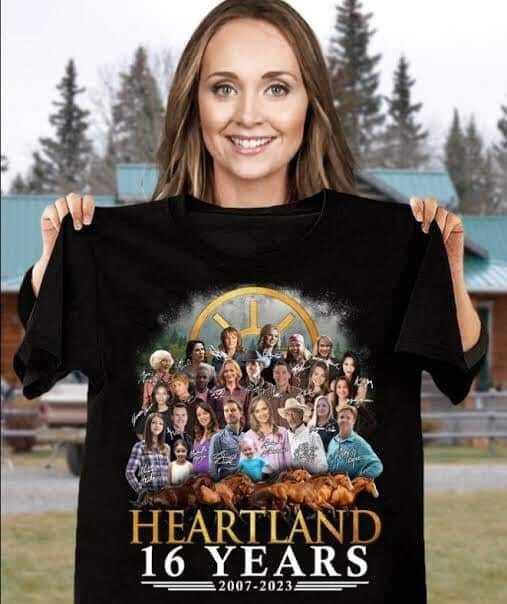 Heartland 16 Years 2007-2023 T-Shirt Heartland Anniveresary T-shirt Gift Fan Unisex T-Shirt S