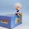 10CM Anime Hunter × Hunter Killua Zoldyck Figure Noodle Stopper Model Toy Doll Aciton Figure PVC Desktop Ornament Gift