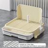 Dog Potty Dog-Specific Pee Tray Anti-Stepping Waste Sand Box for Small Dogs/Puppies Teddy Drawer-Style Poop Tray Pet Supplies