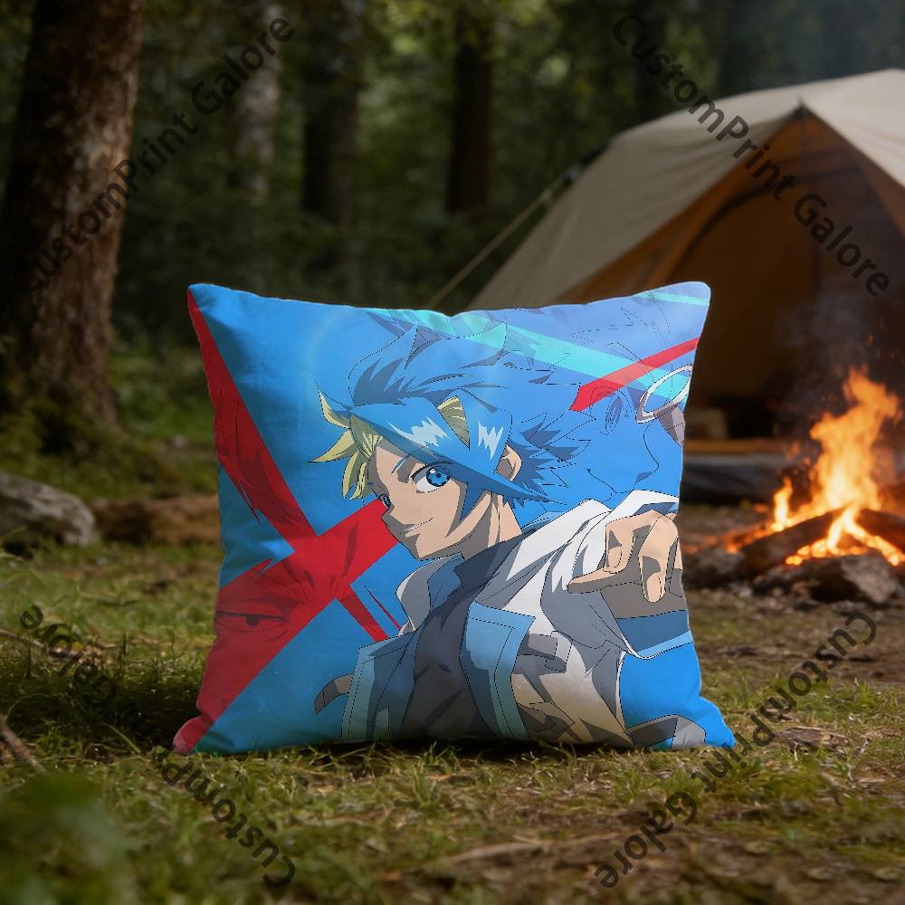 Jaxon Cross BBeyblade Square Throw Pillow Cover Multiple Sizes Soft for Sofa Bedroom Living Room Home Decorative