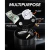 Small Car Trash Can Bin With Lid,Mini Vehicle Leakproof Garbage Can, For Car Cup Holder And Side Door, With 80 Attached Trash Bags