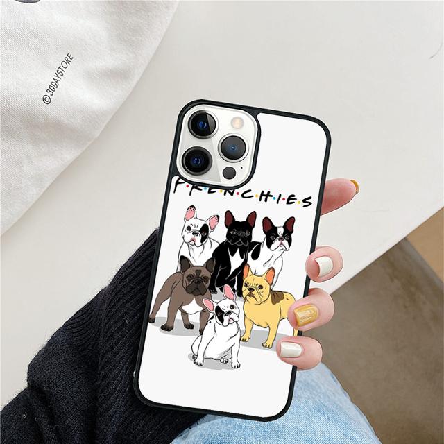 French Bulldog Phone Case For iPhone 17 Air 15 16 Cover 11 13 14 Pro Max 12 Plus Max Fundas