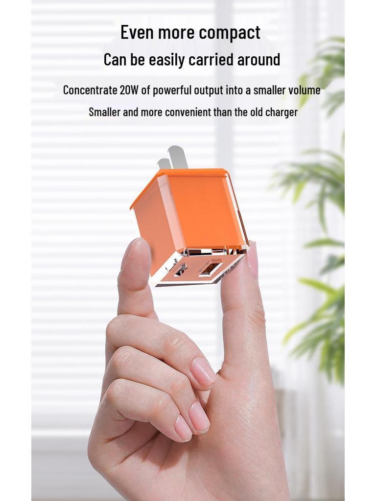 20W PD Fast Charger for iPhone 14 - 3C Certified Flash Charging Head