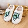 Fashion Smile PoP Cute Women Slippers Indoor Fuzzy Women House Slippers Classic Cartoon Casual Home Shoes Warm Bedroom  Animals Shoes