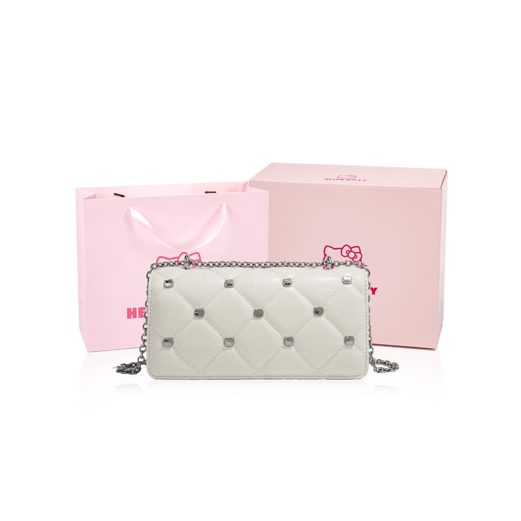 New Sanrio Hello Kitty Hello Kitty PU Shoulder Bag Regular Women's Pink/White/Black SHHF41065