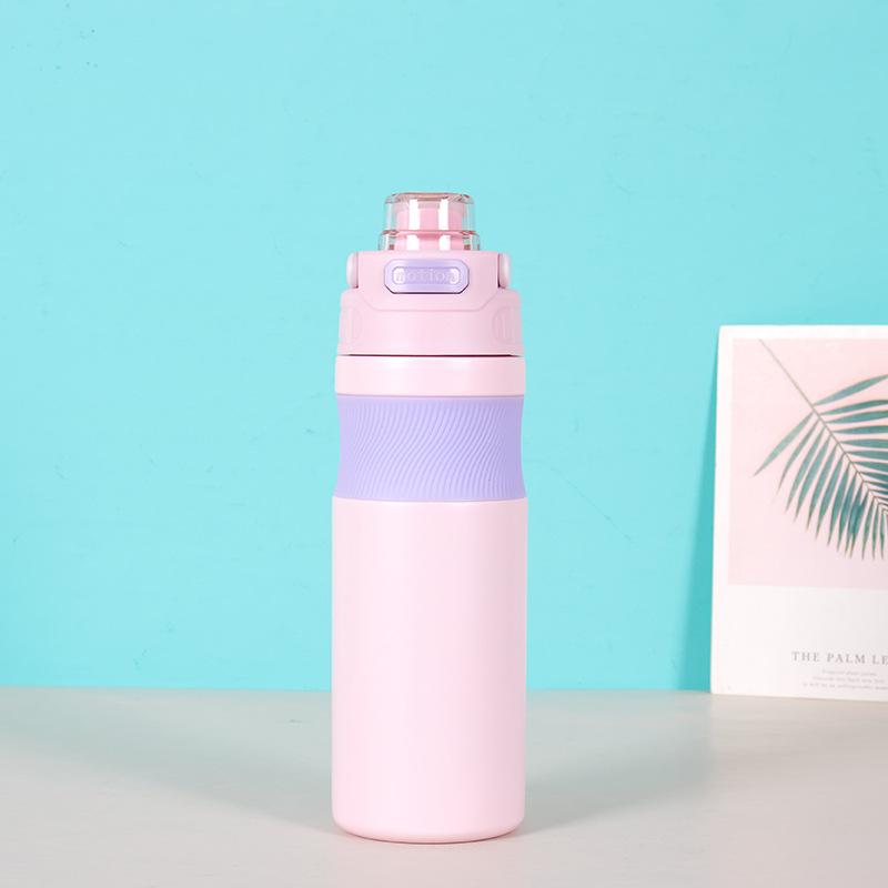 316 Stainless Steel Handle Sports Kettle Outdoor Portable Car Climbing Double-cup Car Riding Pot Travel Pot