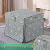 Plush Quilted Heated Fire Pit Table Cover: Winter-Ready Warm Blanket for Square Tables