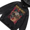 High Street Trendy Brand Washed Hooded Sweater 420G Heavy Cotton Vintage Printed Hoodie For Men And Women
