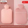 Hot Water Bottle for Warming, Plush Hot Water Bag for Stomach, Bed, and Hand Warming, Explosion-Proof, Suitable for Female Students and Menstrual
