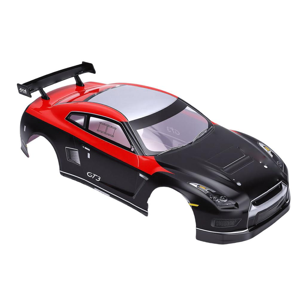 1:10 Scale RC Car Body   Remote Control Car   Frame and Rear Wing for 26cm Wheelbase Racing Cars